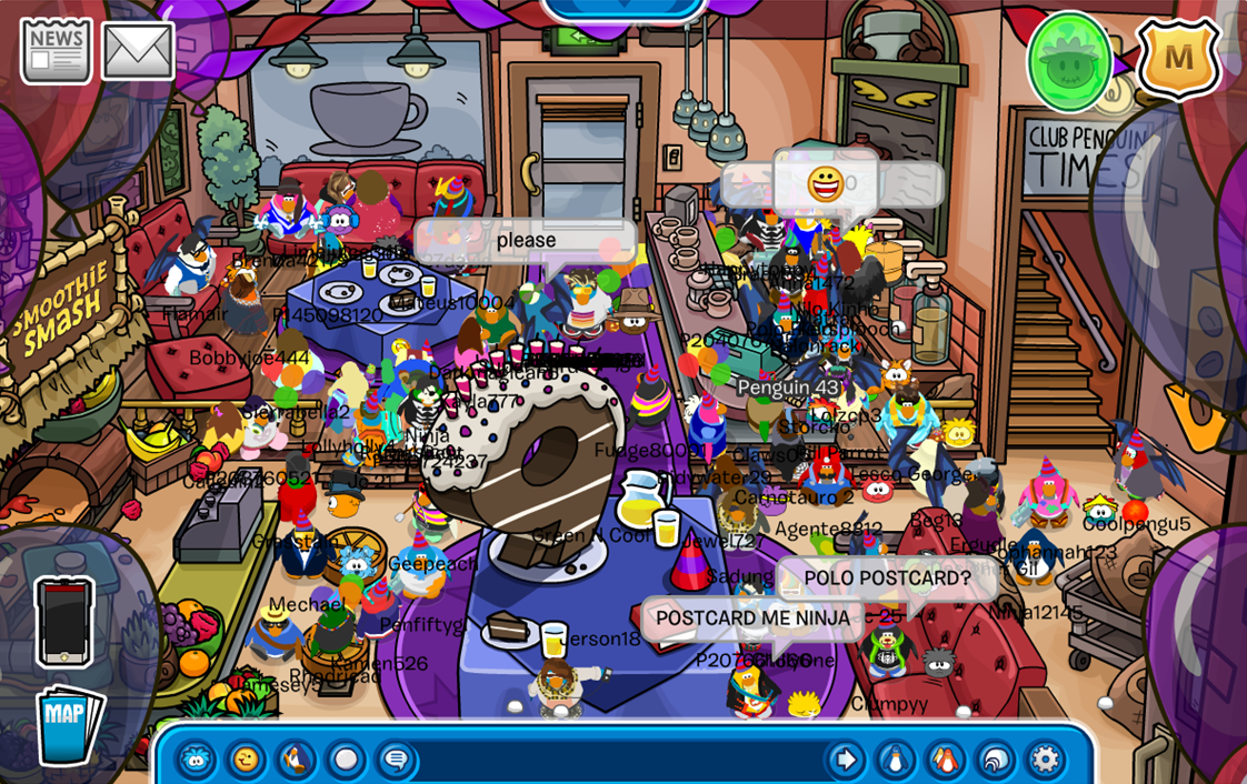 Resultado de imagen para 9th anniversary party 2014 club penguin